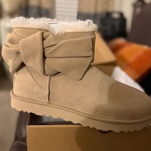 UGG boots with bow